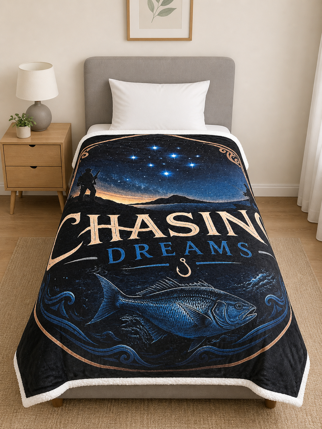 Chasing Dreams Matariki Sherpa Blanket