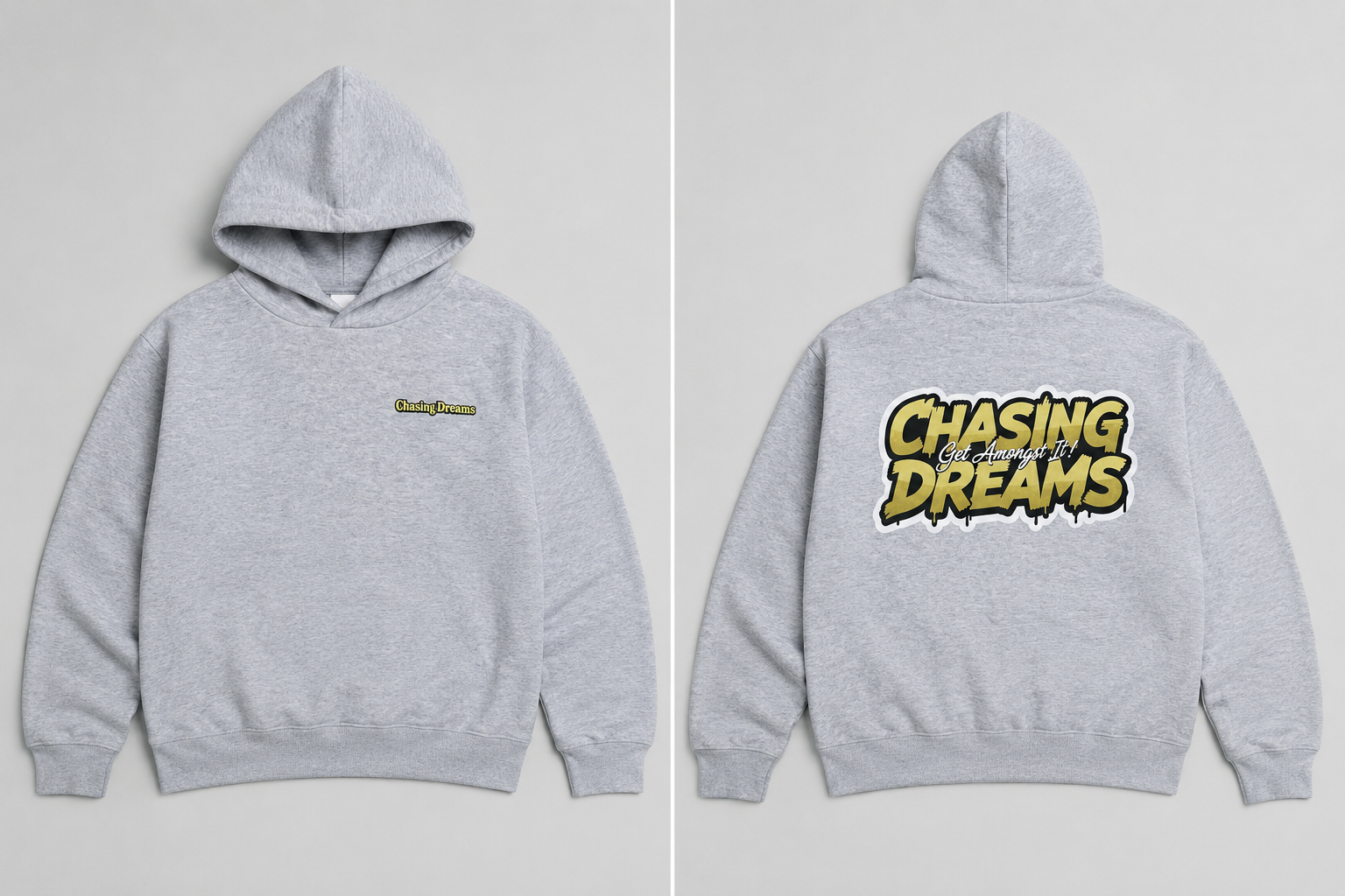 Chasing Dreams Kids Hoodie - Grey