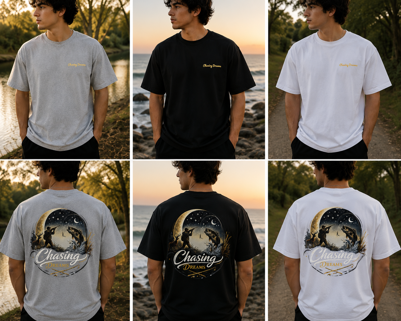 Chasing Dreams T-Shirt - Night Sky
