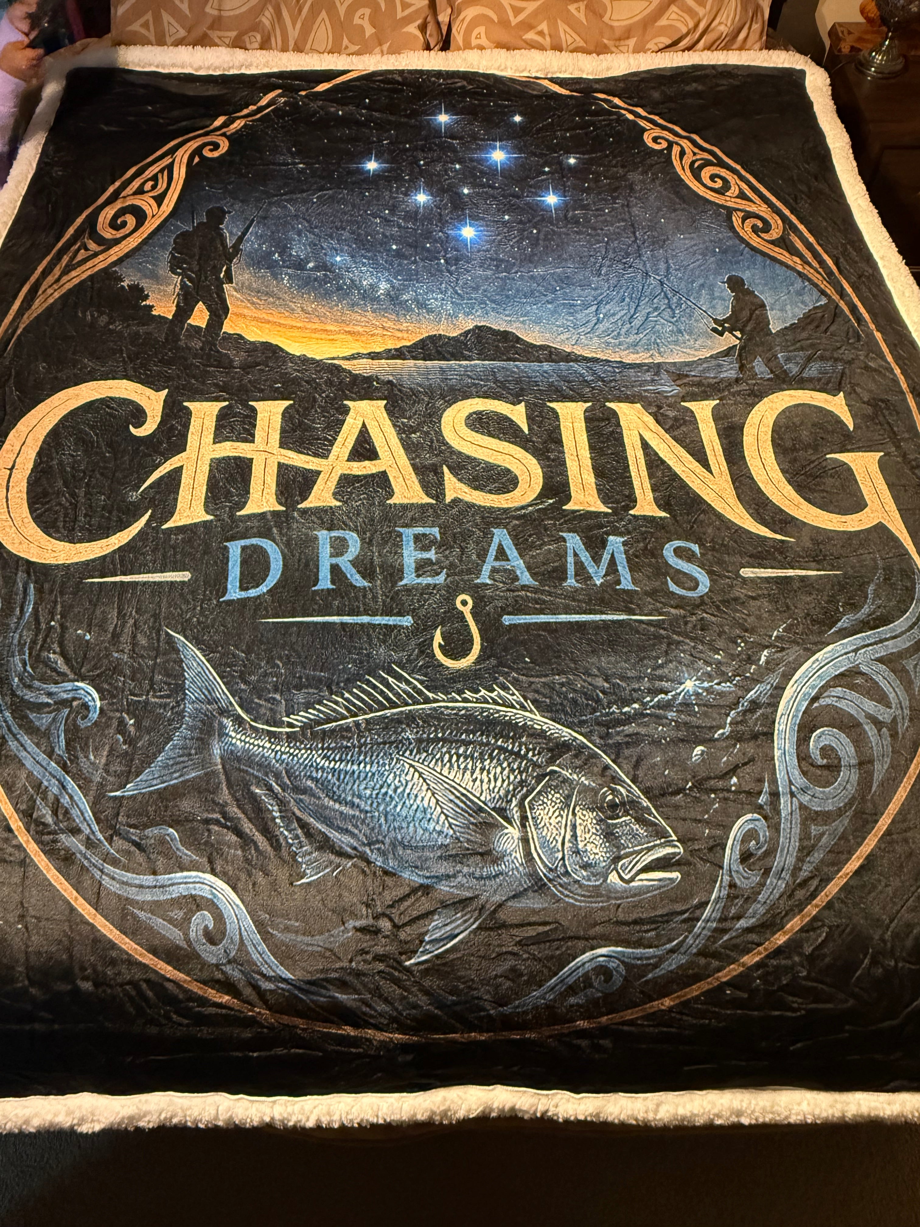 Chasing Dreams Matariki Sherpa Blanket